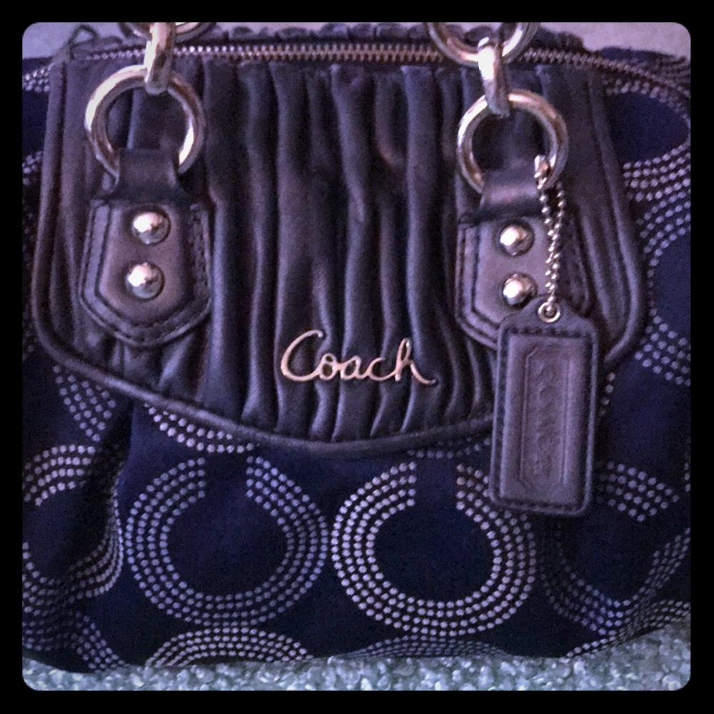 Coach Blue Handbag